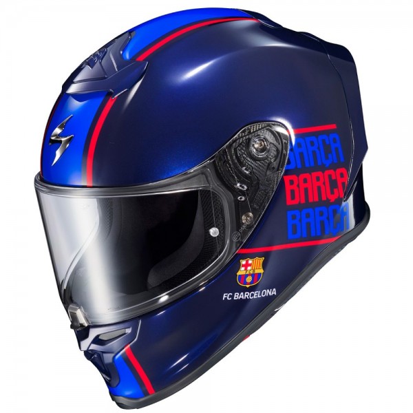 SCORPION USA EXO-R1 AIR FC BARCELONA BLACK HELMET