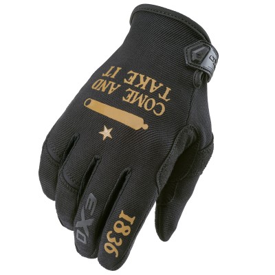 SCORPION USA MOTO-FLEX LONE STAR BLACK GOLD GLOVES