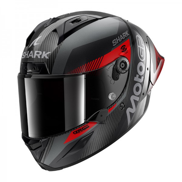 SHARK AERON GP FIM2 MOTOGP ANTHRACITE RED HELMET