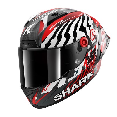 SHARK AERON GP FIM2 SPEED-FANCY MAT RED HELMET