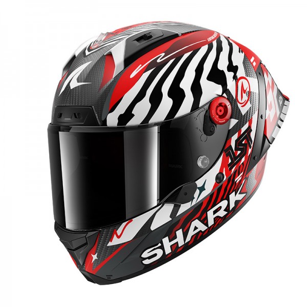 SHARK AERON GP FIM2 SPEED-FANCY MAT RED HELMET