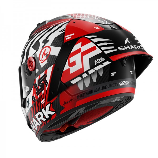SHARK AERON GP FIM2 SPEED-FANCY MAT RED HELMET