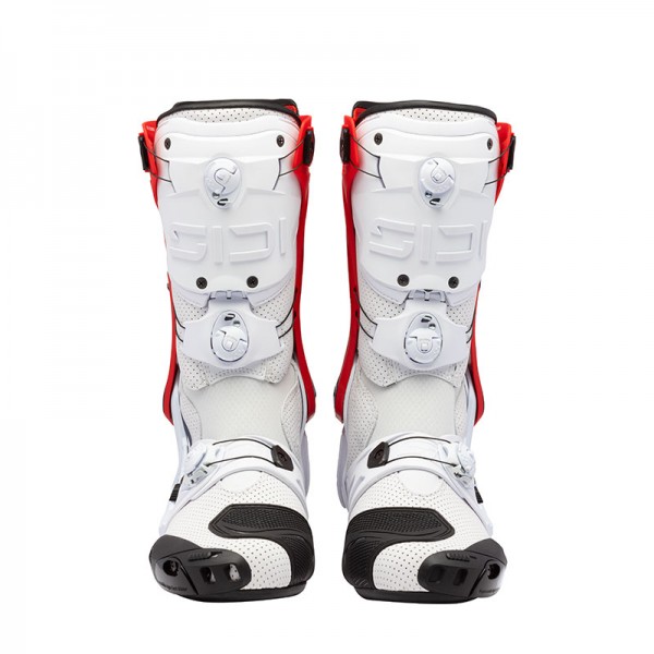 SIDI REX AIR 24  WHITE RED BOOTS