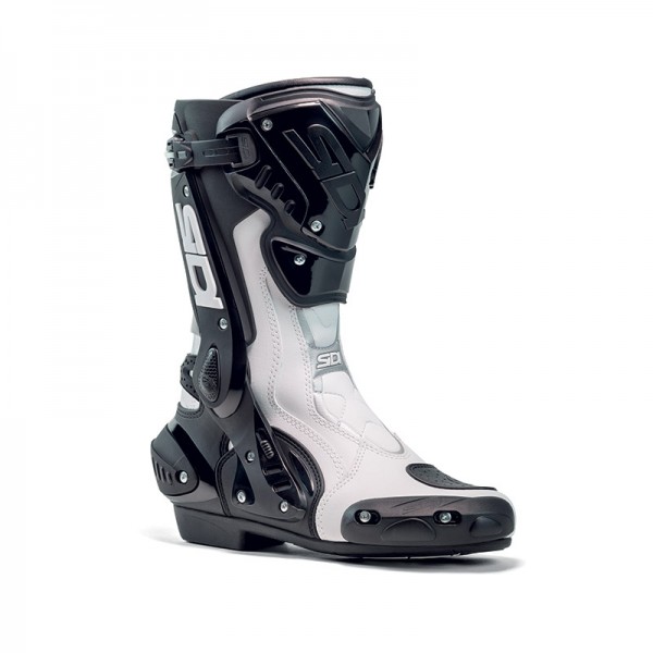 SIDI ST BLACK WHITE BOOTS 