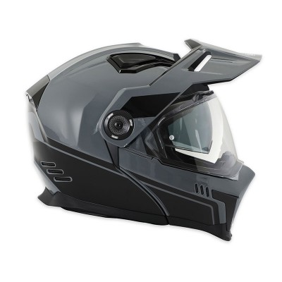 SIMPSON JOURNEY ARMOR MODULAR GRAY BLACK HELMET