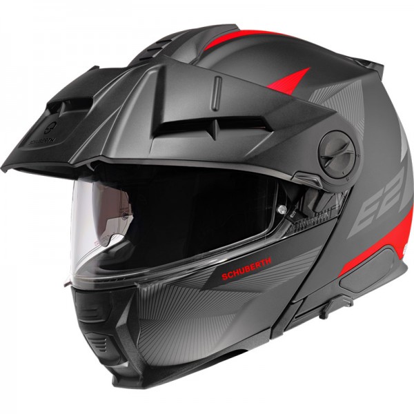 Schuberth E2 Defender Modular Red Helmet
