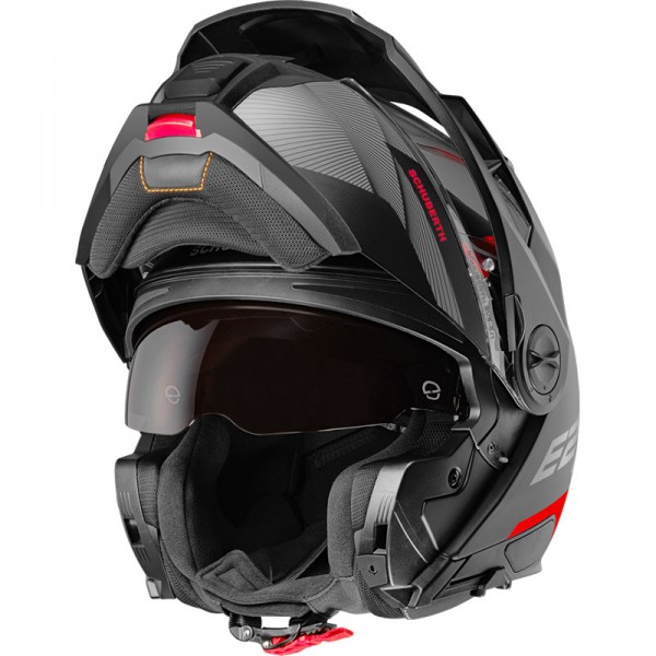 Schuberth E2 Defender Modular Red Helmet