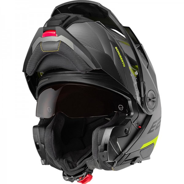 Schuberth E2 Defender Modular Yellow Helmet