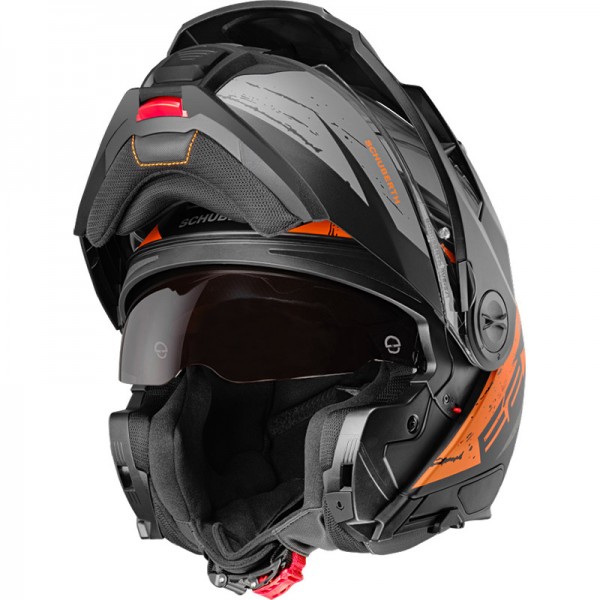 Schuberth E2 Explorer Modular Orange Helmet