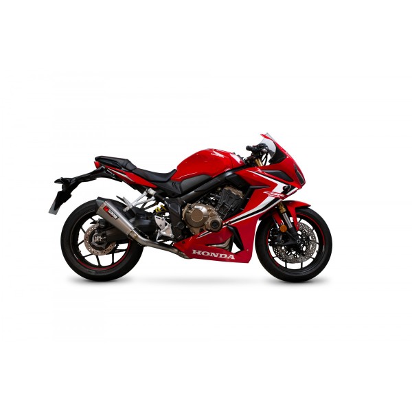 SCORPION SERKET TAPER TITANIUM  FULL SYSTEM FOR HONDA CBR 650 R 2021 - 2023  PART # RHA197SYSTEO