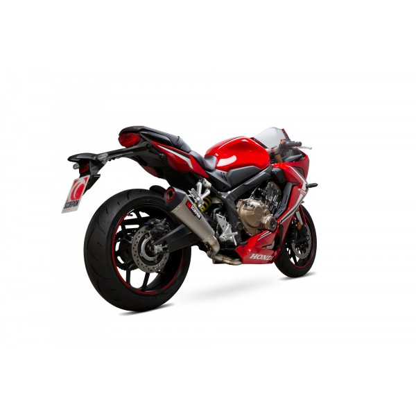 SCORPION SERKET TAPER TITANIUM  FULL SYSTEM FOR HONDA CBR 650 R 2021 - 2023  PART # RHA197SYSTEO