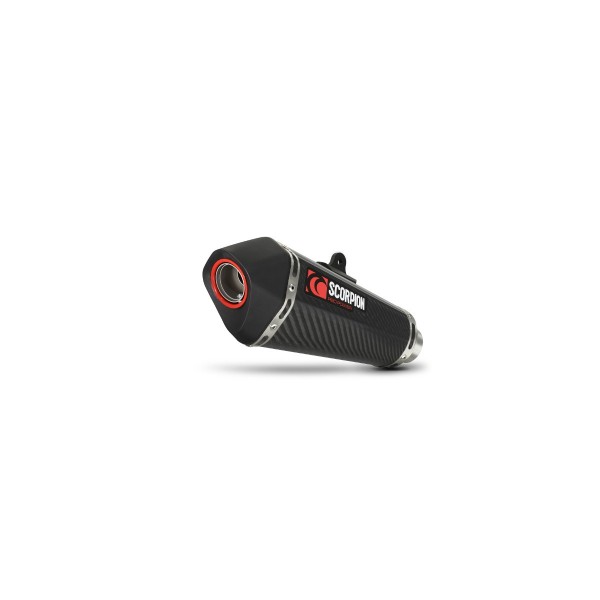 SCORPION SERKET TAPER SLIP-ON CARBON FIBRE FOR SUZUKI GSX-R 1000 2012-2016 PART # RSI111CEO