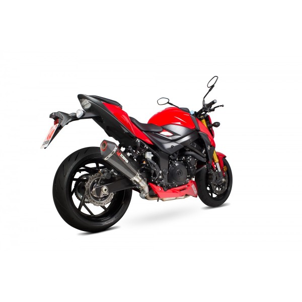 SCORPION SERKET TAPER FULL SYSTEM CARBON FIBRE FOR SUZUKI GSX-S 750 2017-2020 PART # RSI122CEO