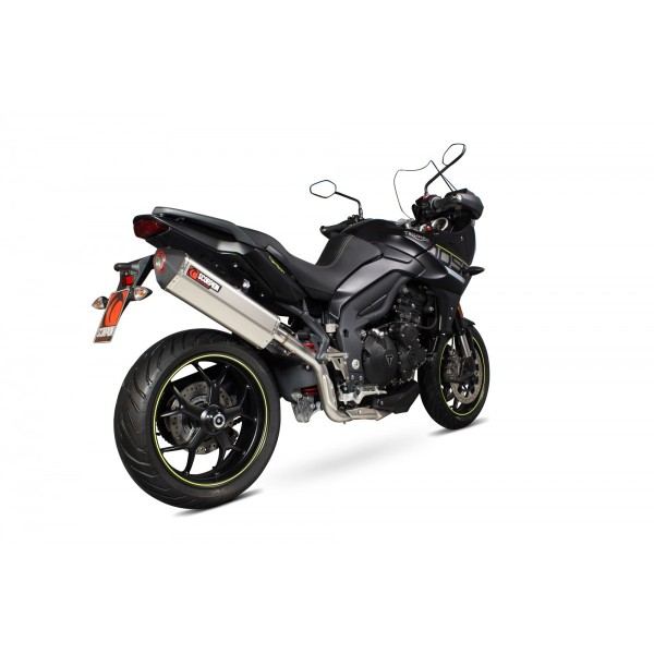 SCORPION SERKET PARALLEL SLIP-ON TITANIUM FOR TRIUMPH TIGER 1050 SPORT 2013-2017 PART # RTR78TEO