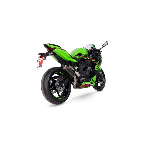 SCORPION RP1-GP SLIP-ON CARBON FIBRE FOR KAWASAKI NINJA ZX-4R 2023-2024 PART #  KA1020CEM
