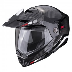 Scorpion Adx-2 Camino Modular Black Silver Helmet