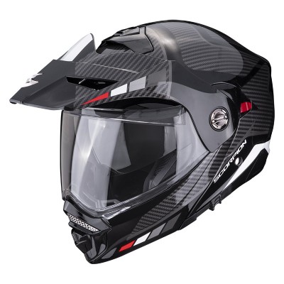 SCORPION ADX-2 CAMINO MODULAR BLACK SILVER HELMET