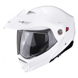 Scorpion Adx-2 Solid Modular White Helmet