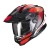 SCORPION ADF-9000 AIR TRIAL BLACK RED HELMET