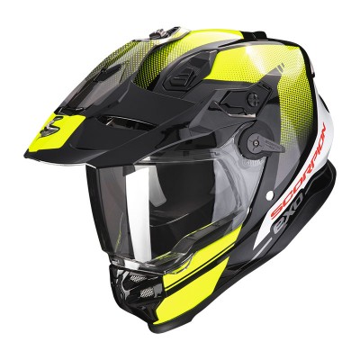 SCORPION ADF-9000 AIR TRIAL BLACK YELLOW HELMET
