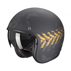 Scorpion Belfast Evo Nevada Black Matt Gold Helmet