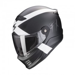 Scorpion Covert Fx Gallus Black Matt White Helmet