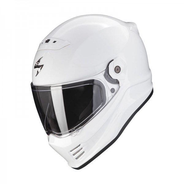 SCORPION COVERT FX SOLID WHITE HELMET