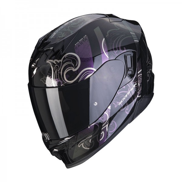 SCORPION EXO 520 EVO AIR FASTA BLACK CHAMALEON HELMET