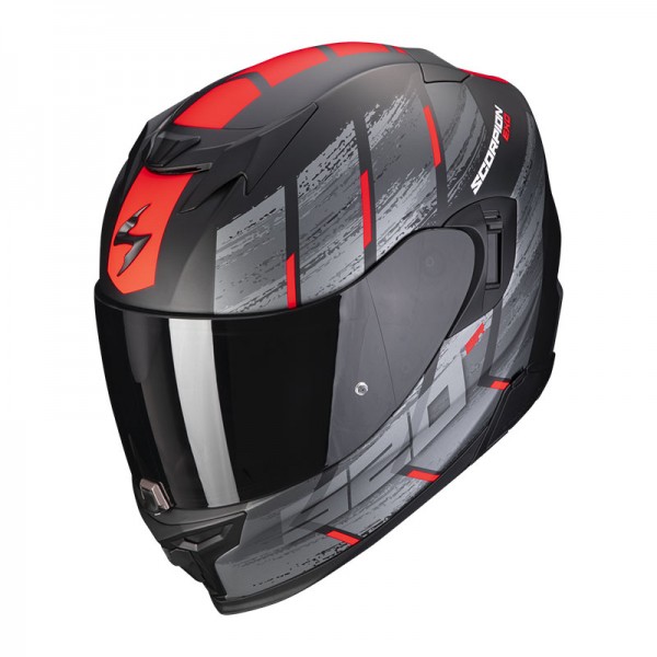 SCORPION EXO 520 EVO AIR MAHA BLACK MATT RED HELMET