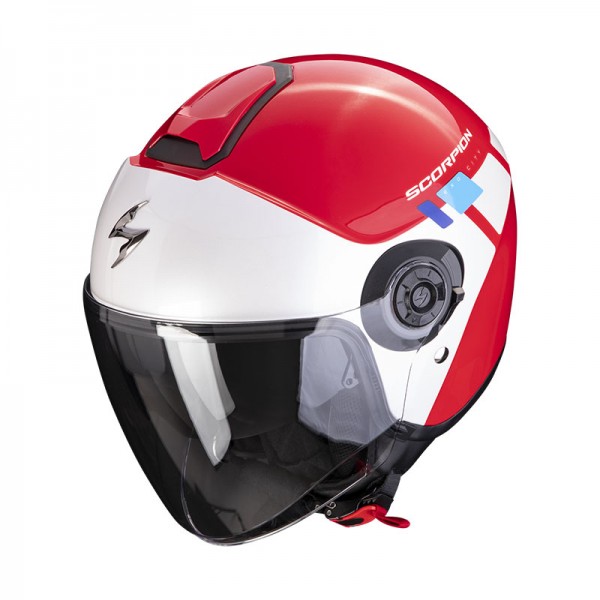 SCORPION EXO CITY 2 MALL RED WHITE BLUE HELMET