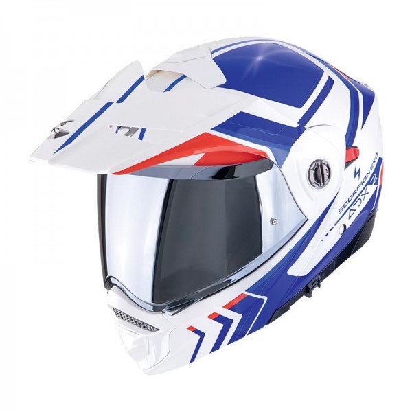 SCORPION ADX-2 LEWIS MODULAR BLUE RED HELMET
