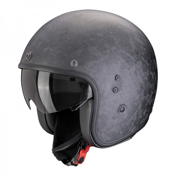 SCORPION BELFAST EVO CARBON ONYX BLACK MATT HELMET