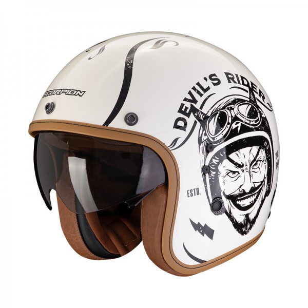 SCORPION BELFAST EVO ROMEO CREAM HELMET