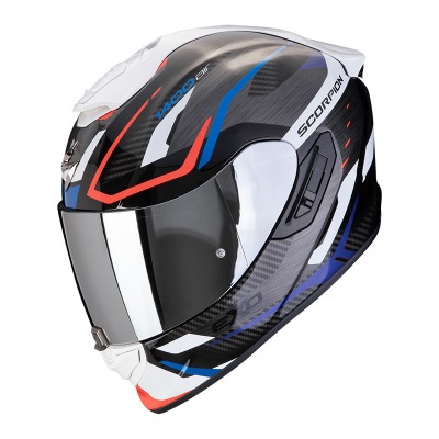 SCORPION EXO 1400 EVO 2 AIR ACCORD BLUE WHITE HELMET