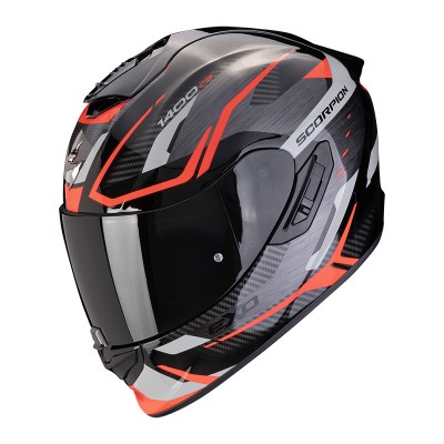 SCORPION EXO 1400 EVO 2 AIR ACCORD GREY RED HELMET