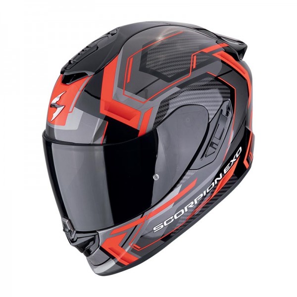 SCORPION EXO 1400 EVO 2 AIR LINART RED HELMET