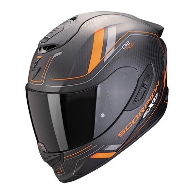 SCORPION EXO 1400 EVO 2 CARBON AIR MIRAGE ORANGE HELMET