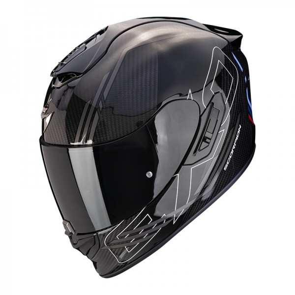 SCORPION EXO 1400 EVO 2 CARBON AIR REIKA SILVER HELMET