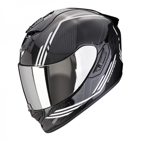 SCORPION EXO 1400 EVO 2 CARBON AIR REIKA WHITE HELMET