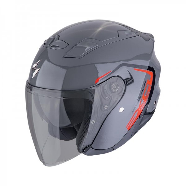 SCORPION EXO 230 CIT-E GREY RED HELMET