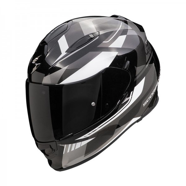 SCORPION EXO 491 ABILIS BLACK WHITE HELMET