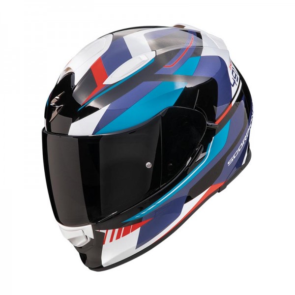SCORPION EXO 491 ABILIS BLUE RED HELMET