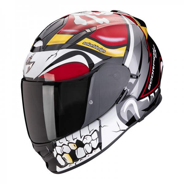 SCORPION EXO 491 PIRATE RED HELMET