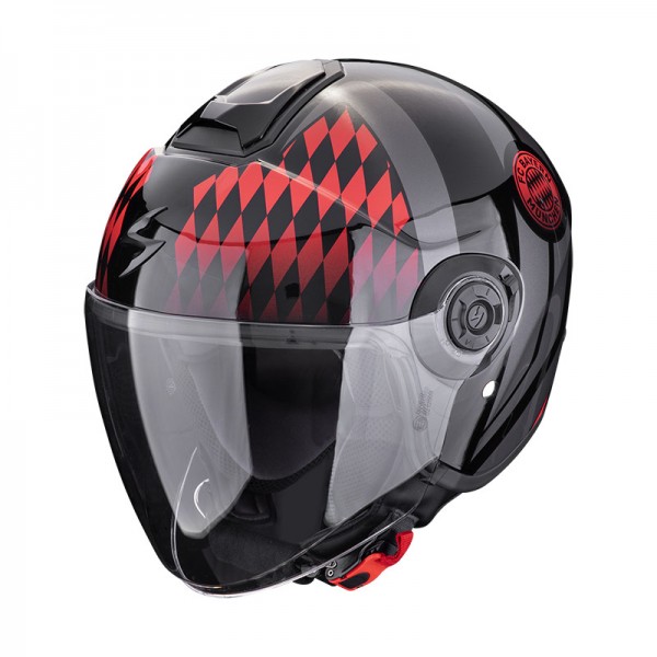 SCORPION EXO CITY 2 FC BAYERN RED HELMET