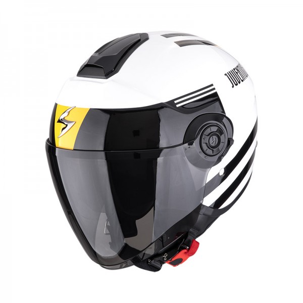 SCORPION EXO CITY 2 JUVENTUS WHITE BLACK HELMET 