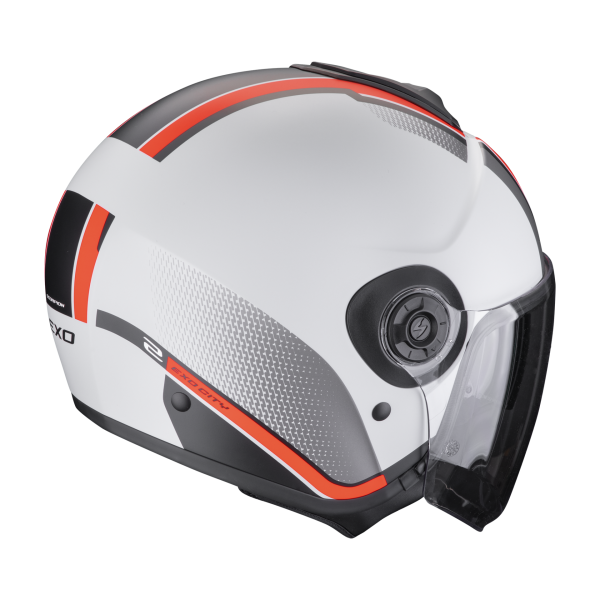 SCORPION EXO-CITY 2 VEL GREY RED HELMET