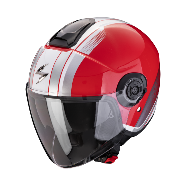 SCORPION EXO-CITY 2 VEL RED WHITE HELMET