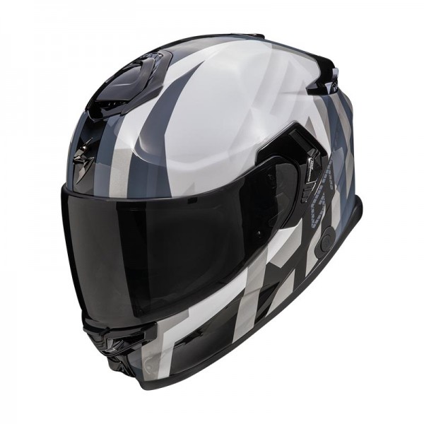 SCORPION EXO-GT SP AIR TOURADVEN WHITE HELMET