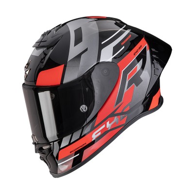SCORPION EXO R1 EVO 2 AIR ADRENALINE RED HELMET