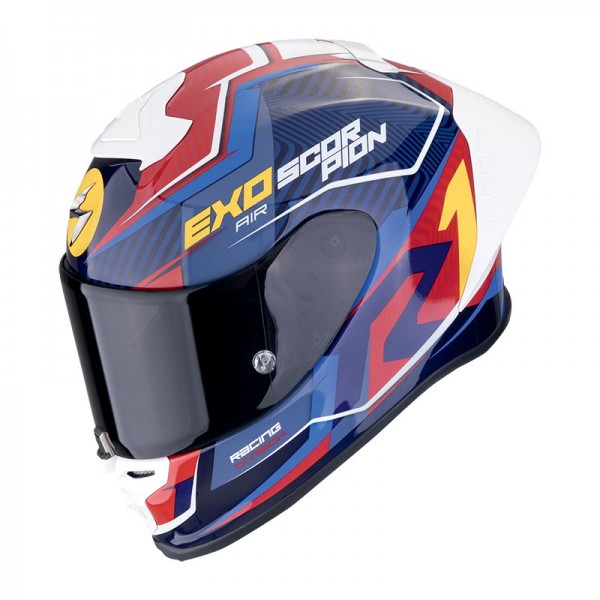 SCORPION EXO R1 EVO 2 AIR COUP BLUE RED HELMET